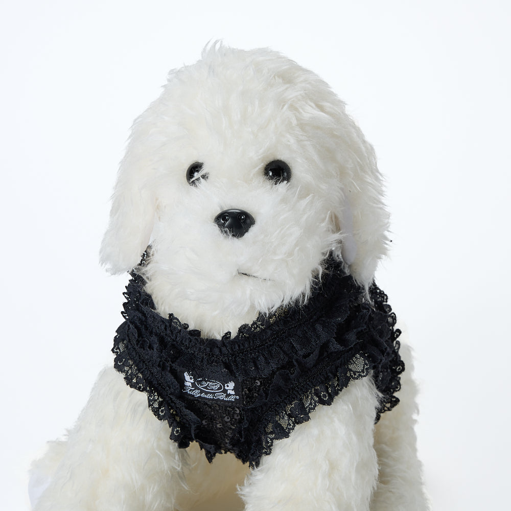 【即納2026春夏新作】AQUILINA LACE NERO(BLACK)ハーネス・リードセット |犬服|春夏|ハーネス|リード
