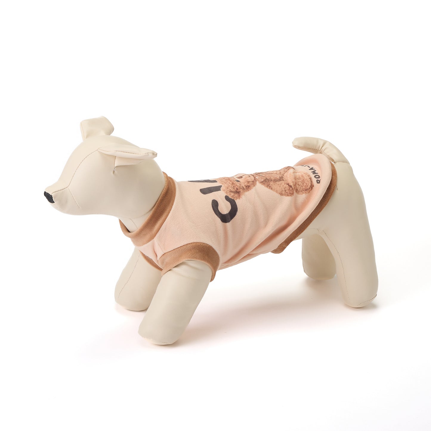 【即納】CIAO BEAR BEIGE|犬服/秋冬/Tシャツ