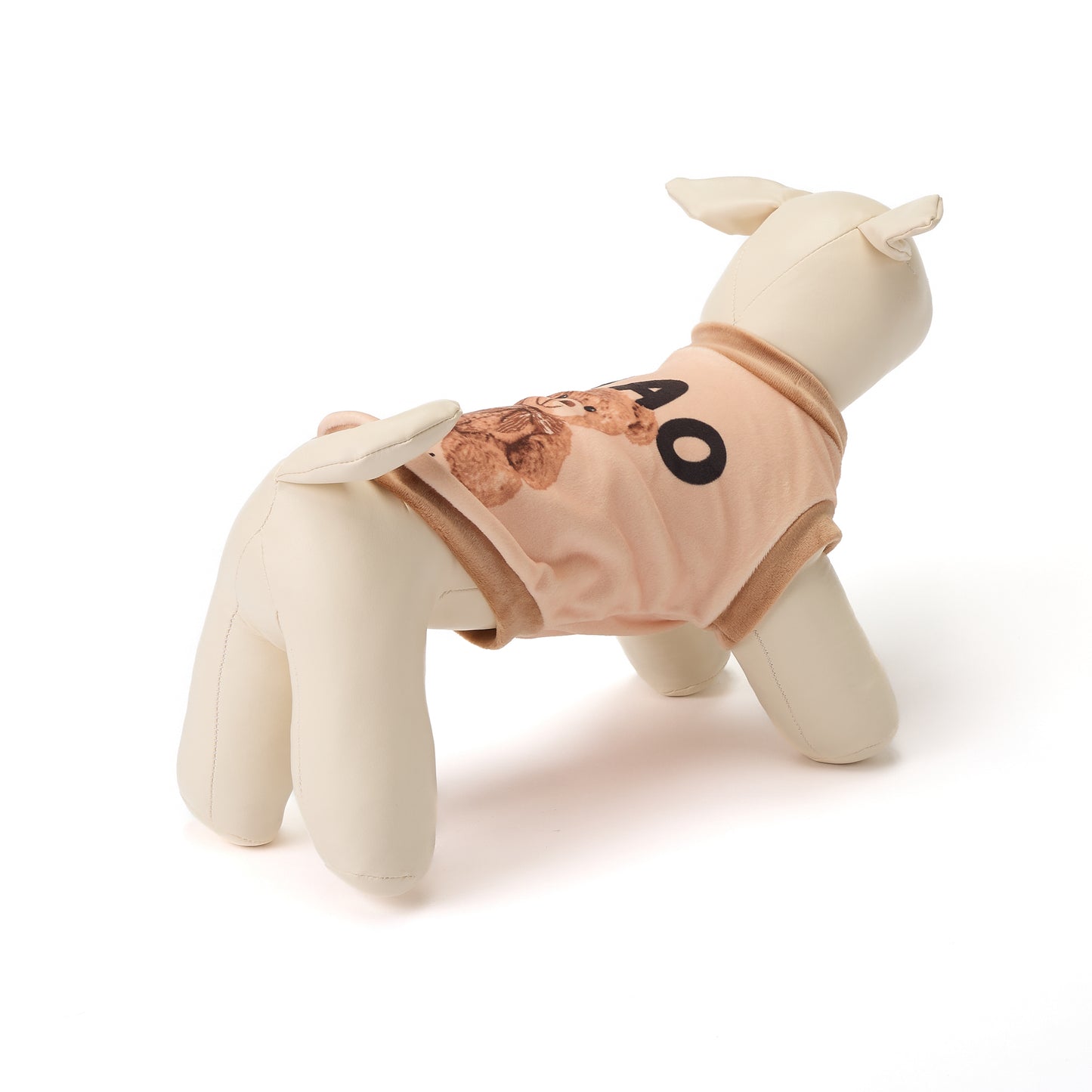 【即納】CIAO BEAR BEIGE|犬服/秋冬/Tシャツ