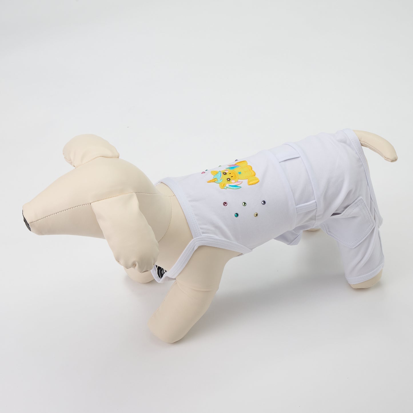 【即納】UNICORN S.J BIANCO SALOPETTE 日本限定 | 犬服/春夏/つなぎ服