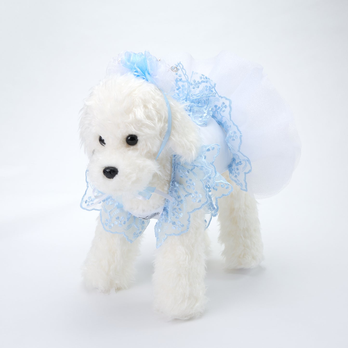 【予約販売:2025春夏新作コレクション】PRIMAVERA S.J AZZURRO|犬服/春夏/ドレス