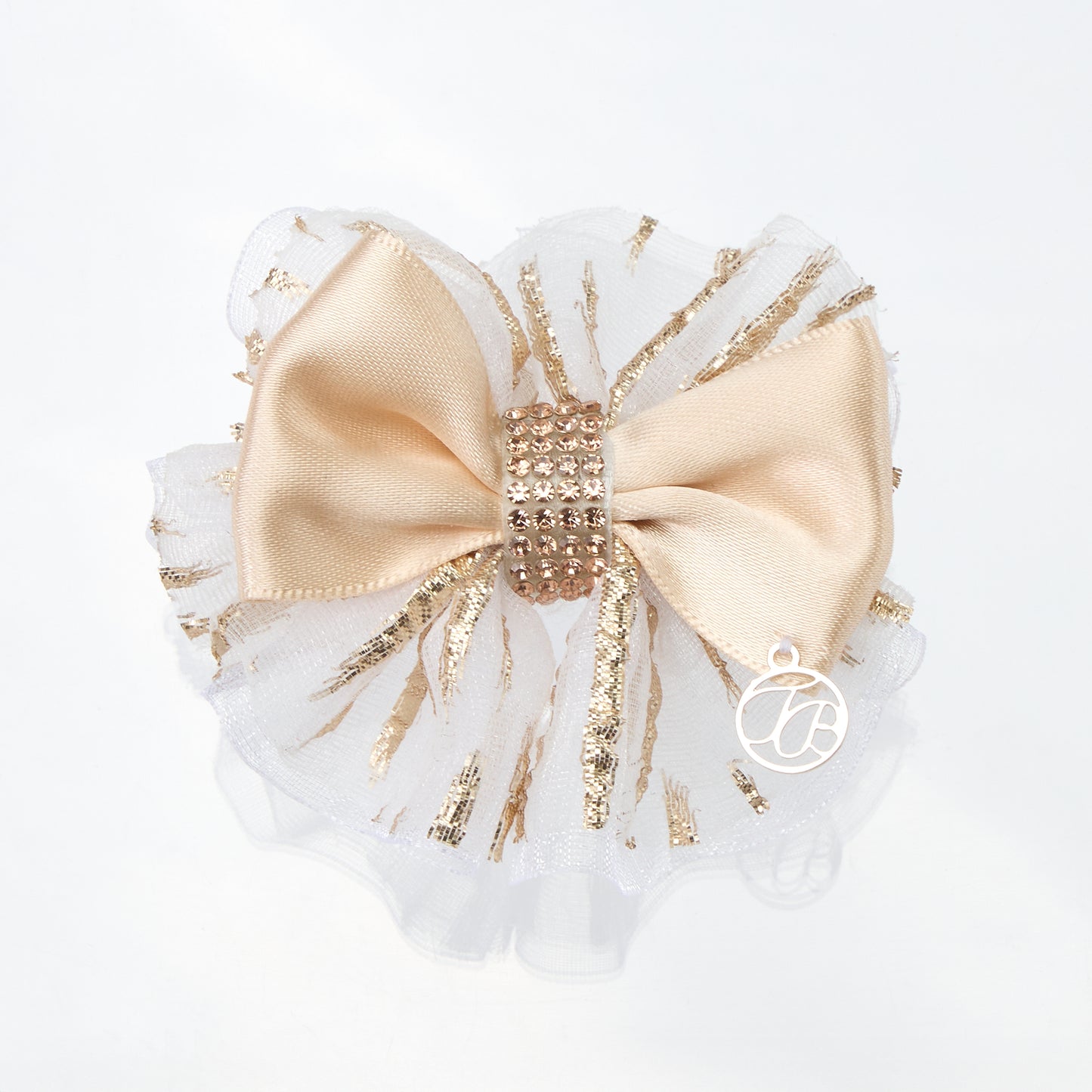 【即納】NAIRA RIBBON ORO 犬服/ヘアアクセサリー/バレッタ