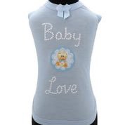 【即納】BABY LOVE AZZURRO | 犬服/春夏/Tシャツ