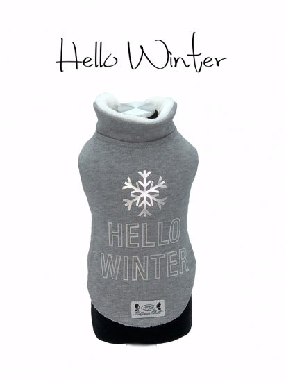 【即納】HELLO WINTER GRIGIO | 犬服/秋冬/上着