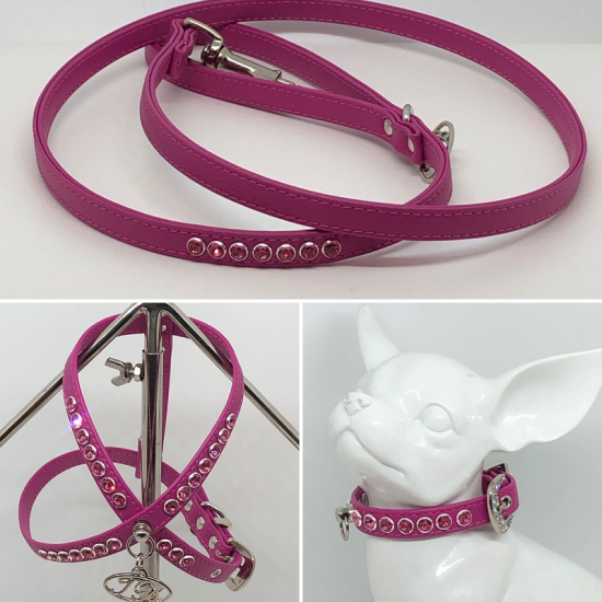 【即納】PIA 17 FUCSIA PINK G 12mm | 犬服/オールシーズン/リード
