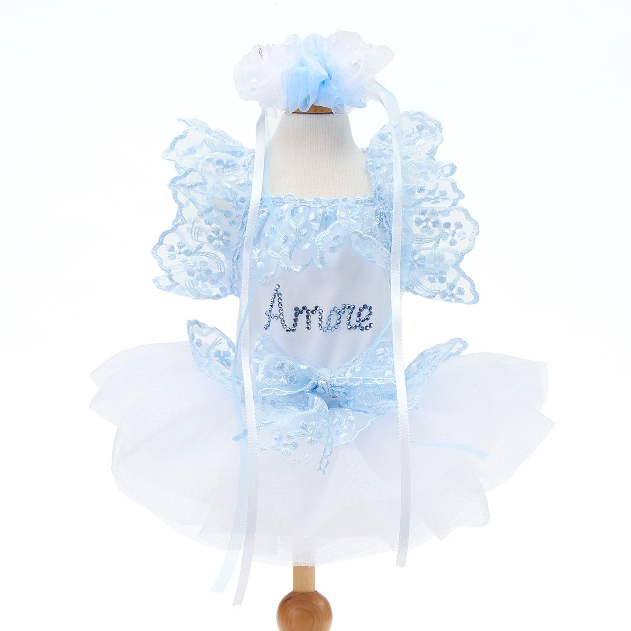 【予約販売:2025春夏新作コレクション】PRIMAVERA S.J AZZURRO|犬服/春夏/ドレス
