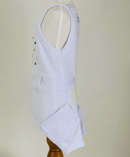 【即納】UNICORN S.J BIANCO SALOPETTE 日本限定 | 犬服/春夏/つなぎ服