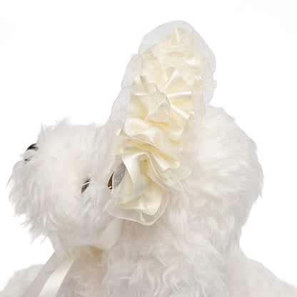 【Lino Cammino新作】Ivory Frill　アイボリーフリル　ヘアアクセサリー／ヘアリボン／チョーカー／犬服