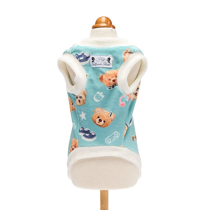 【２０２６秋冬新作】　CHICPUP. AZZURRO　Tシャツ／秋冬／犬服