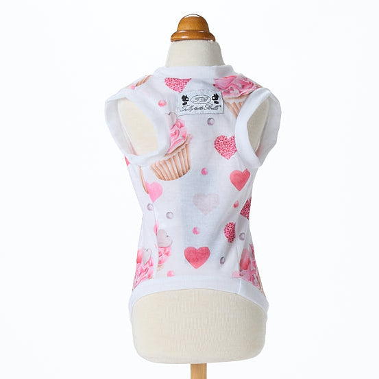 【即納2026春夏新作】CUTE CUPCAKE T-S ROSA｜犬服｜春夏｜Tシャツ