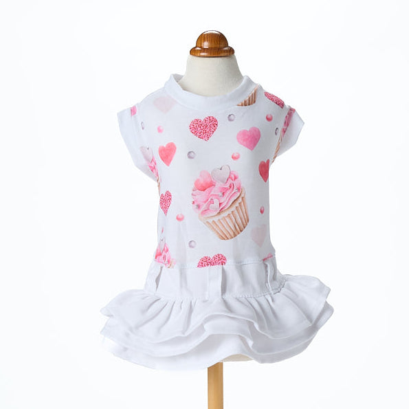 【予約販売：2026春夏新作】CUTE CUPCAKE S.J ROSA　VESTITO｜犬服｜春夏｜ドレス