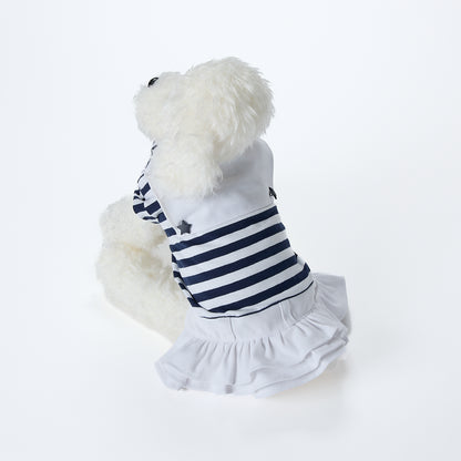 【即納2026春夏新作】SAILOR VESTITO BIANCO｜犬服｜春夏｜ドレス