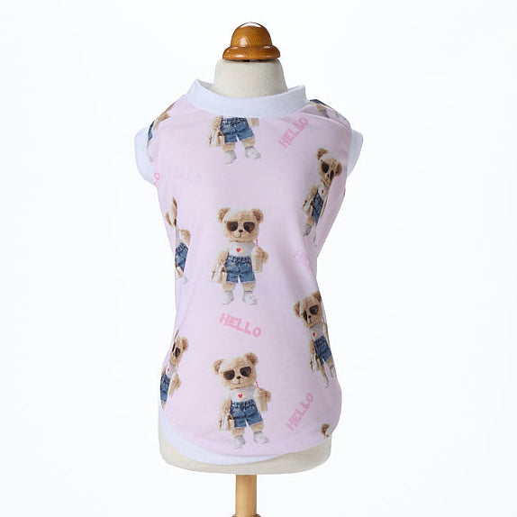 【即納2026春夏新作】HONORATA T-S ROSA｜犬服｜春夏｜Tシャツ