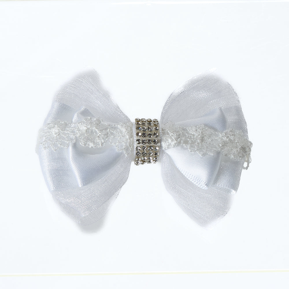 【Lino Cammino】Flowerlace White　リボン