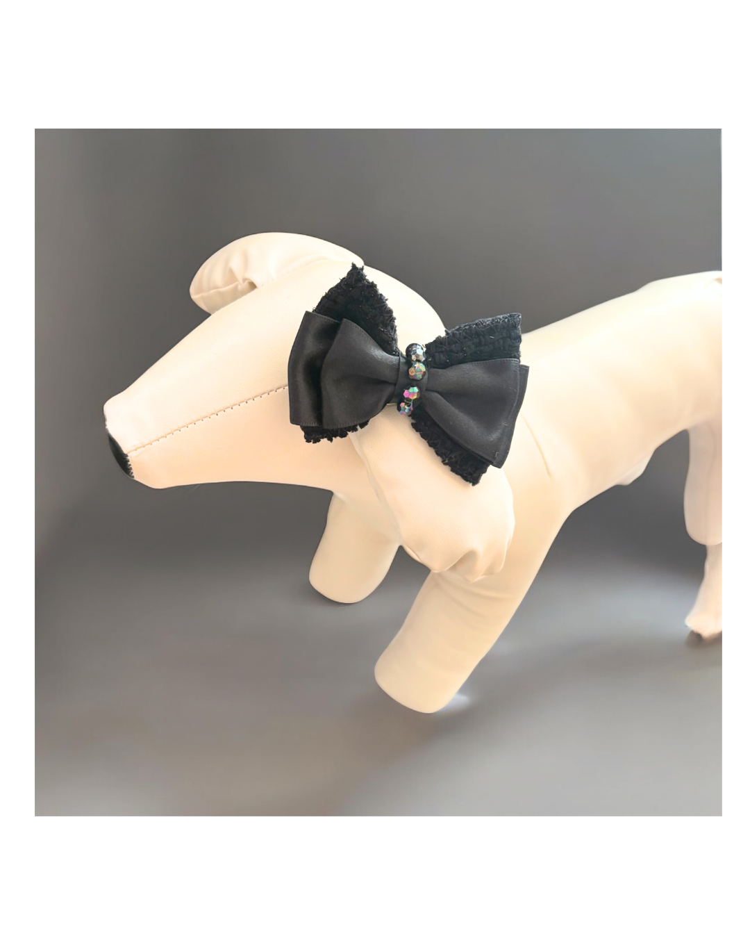 【Lino Cammino】GLINT  RIBBON （BLACK） / ヘアリボン 蝶ネクタイ