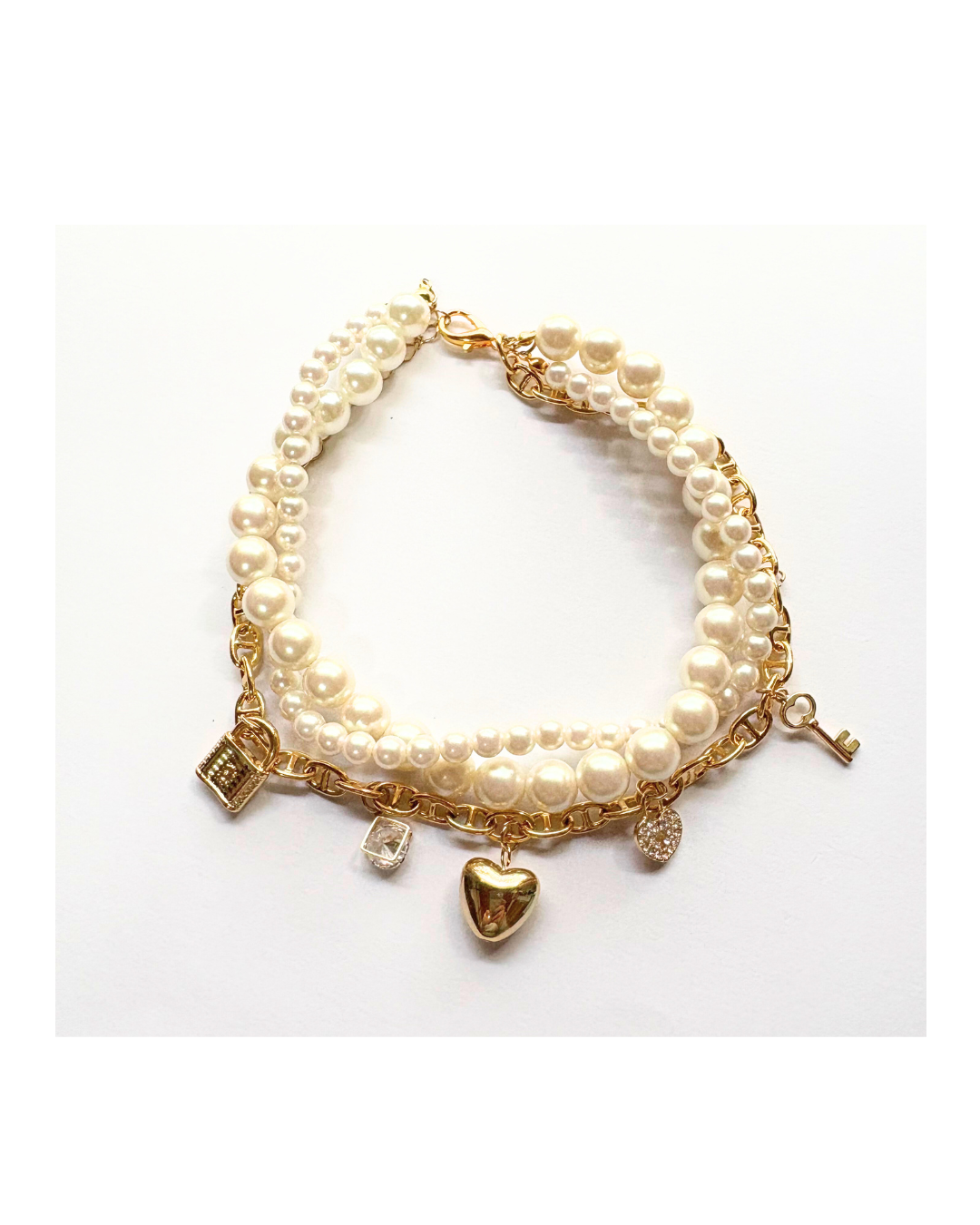 【LinoCammino】LUCE  NECKLACE / パール＆チャームネックレス