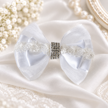 【Lino Cammino】Flowerlace White　リボン